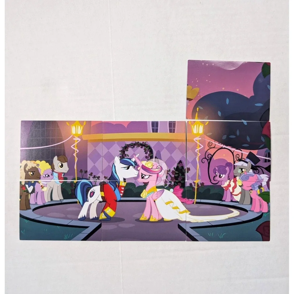 My Little Pony Royal Wedding‎ Card Puzzle Lot Foil 7/9 MP HP